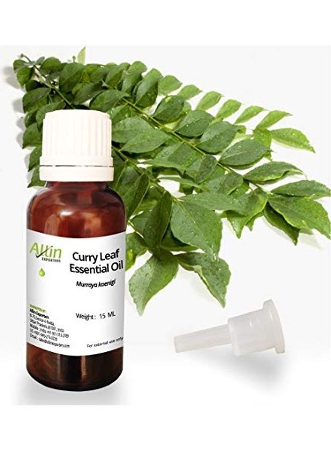 Allin Exporters Curry Leaf Essential Oil Clear 15ml  - Image 1