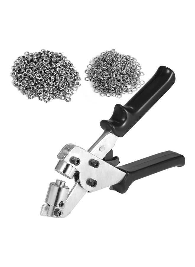 Grommet Eyelet Plier Kit Silver/Black - Image 2
