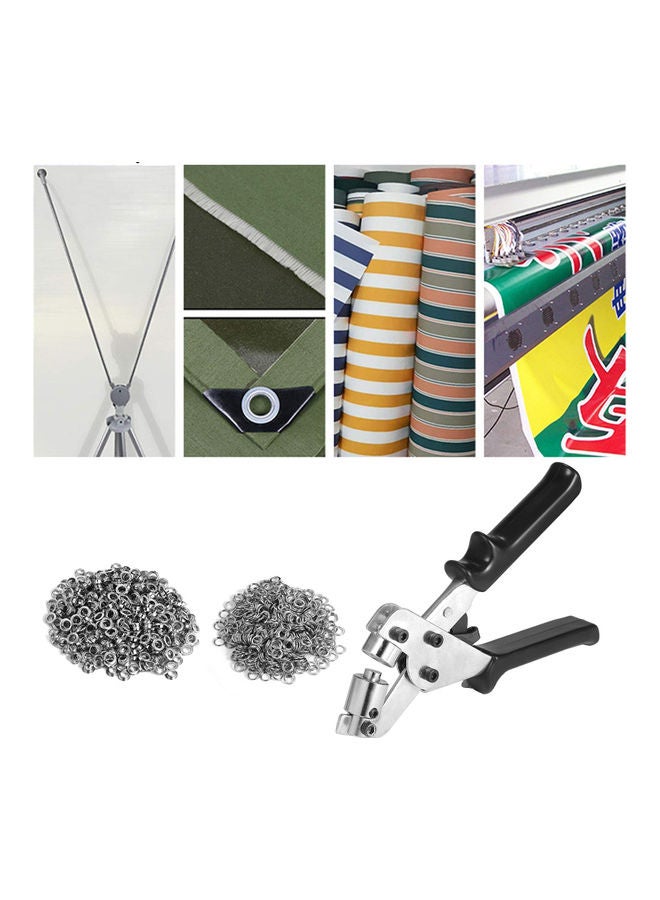 Grommet Eyelet Plier Kit Silver/Black - Image 4