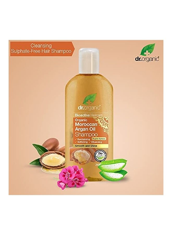 dr.organic Moroccan Argan Oil Hair Shampoo Multicolour 265ml  - Image 4