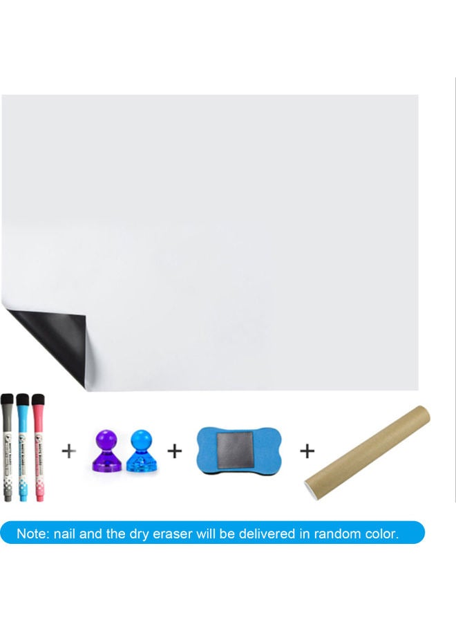 Generic Adjustable Soft Magnetic Whiteboard Set White/Blue/Black  - Image 4