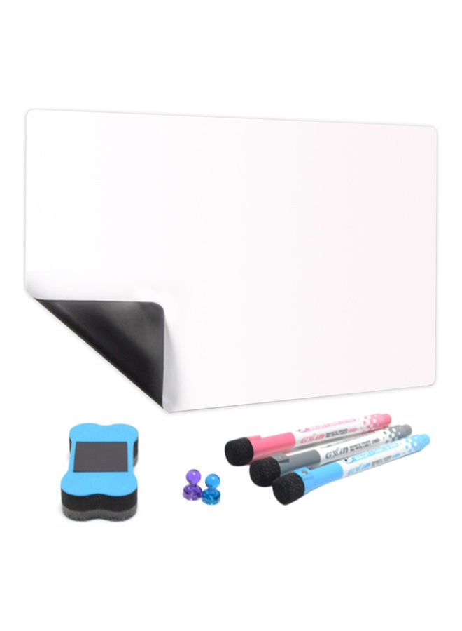 Adjustable Soft Magnetic Whiteboard Set White/Blue/Black - Image 1