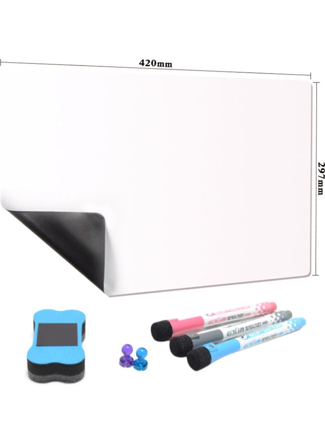 Adjustable Soft Magnetic Whiteboard Set White/Blue/Black - Image 5