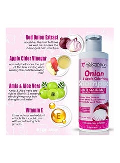 VOLAMENA WITH DEVICE Onion Apple Cider Vinegar Shampoo Multicolour 200ml  - Image 3