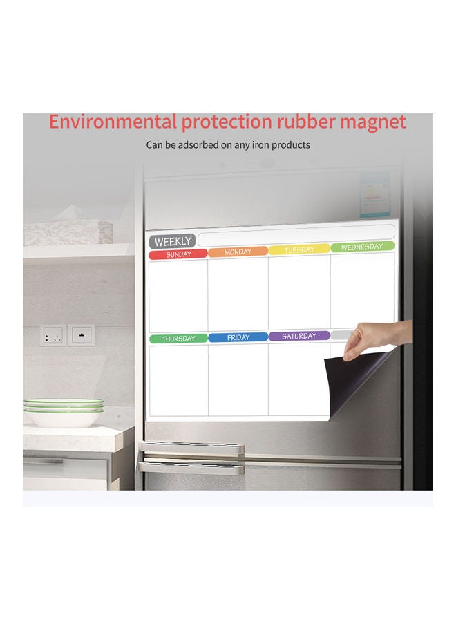 Generic Magnetic Dry Erase Calendar Whiteboard Multicolour  - Image 5