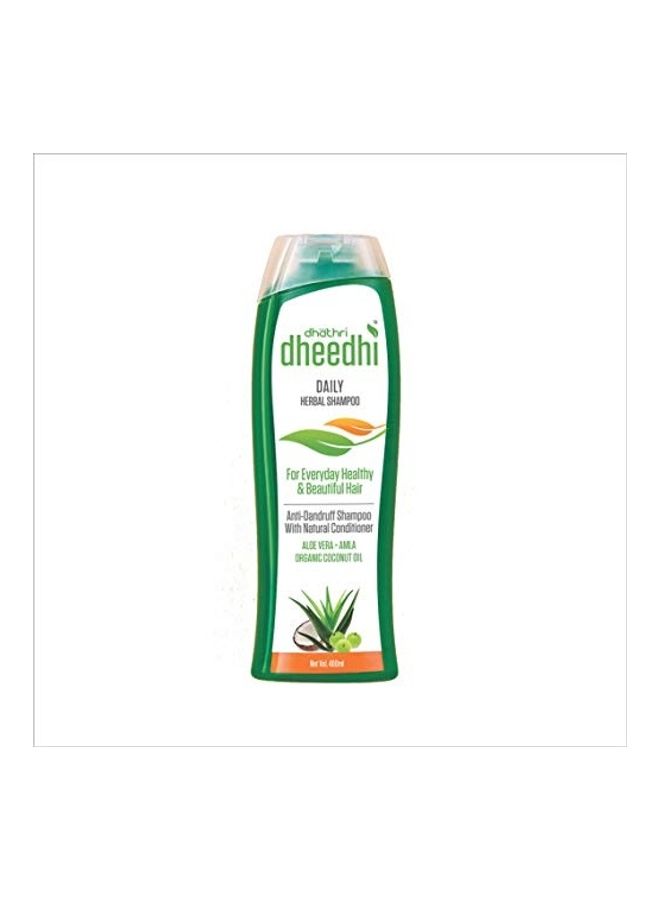 dhathri Dheedhi Daily Herbal Shampoo White 400ml - Image 1