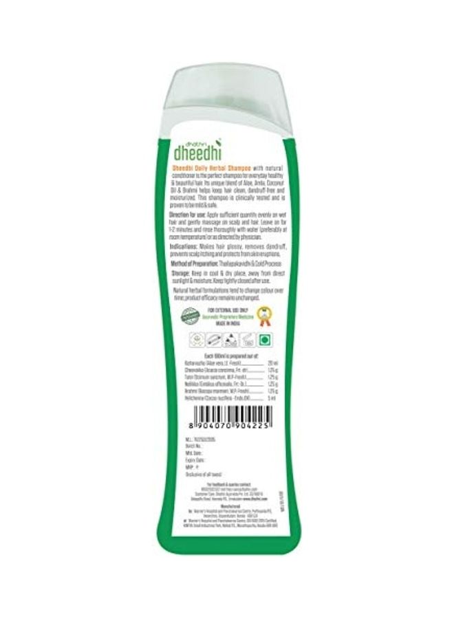 dhathri Dheedhi Daily Herbal Shampoo White 400ml - Image 2