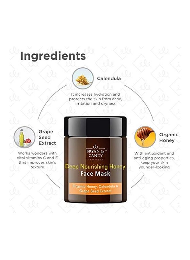 BRYAN & CANDY Deep Nourishing Honey Face Mask White 100grams  - Image 3