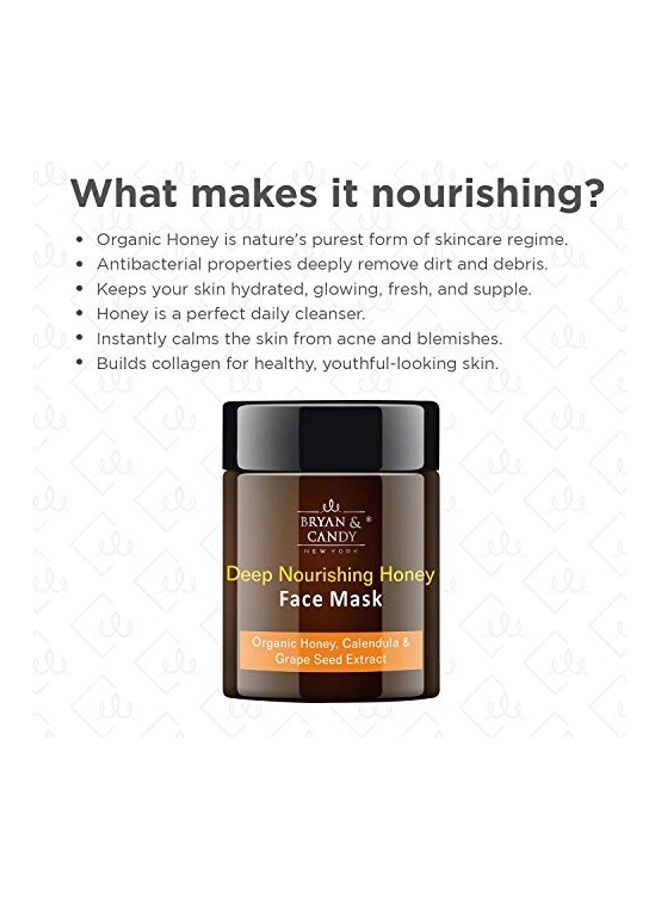 BRYAN & CANDY Deep Nourishing Honey Face Mask White 100grams  - Image 4