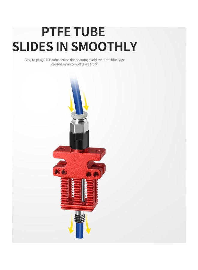 Assembled Extruder Hotend Kit With Extra 3 Piece 0.4mm Nozzles Multicolour - Image 3