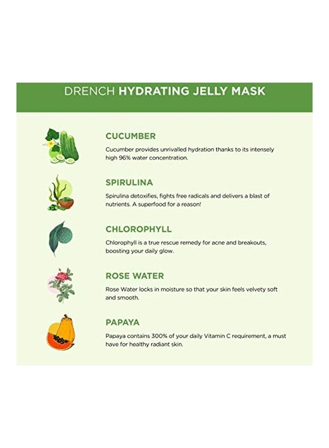 Light Up Drench Hydrating Jelly Mask Clear 100ml - Image 3