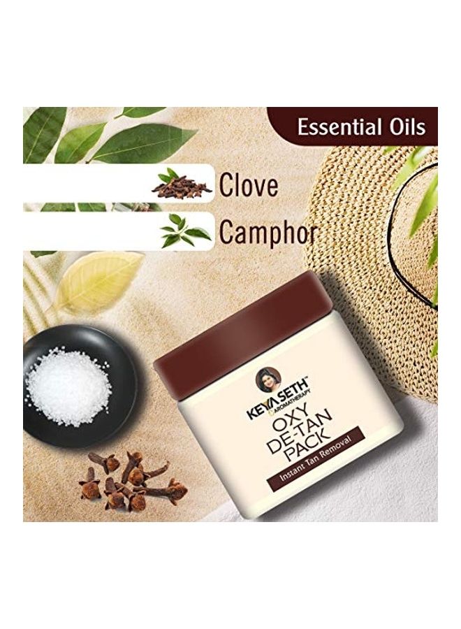 Keya Seth Aromatherapy Pack Of 2 Oxy De-Tan Pack Clear 50grams - Image 4