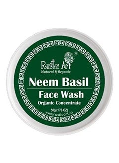 Rustic Art Pack Of 2 Organic Neem Basil Face Wash Clear 50grams  - Image 3