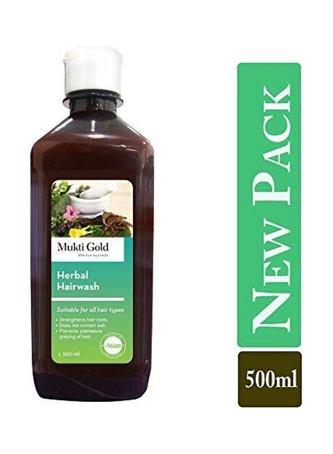 Axiom Pack Of 2  Muktigold Herbal Hairwash Multicolour 1Liters - Image 2