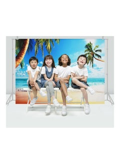 Generic Seascape Portrait Photography Backdrop Multicolour  - Image 3