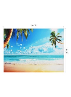 Generic Seascape Portrait Photography Backdrop Multicolour  - Image 5