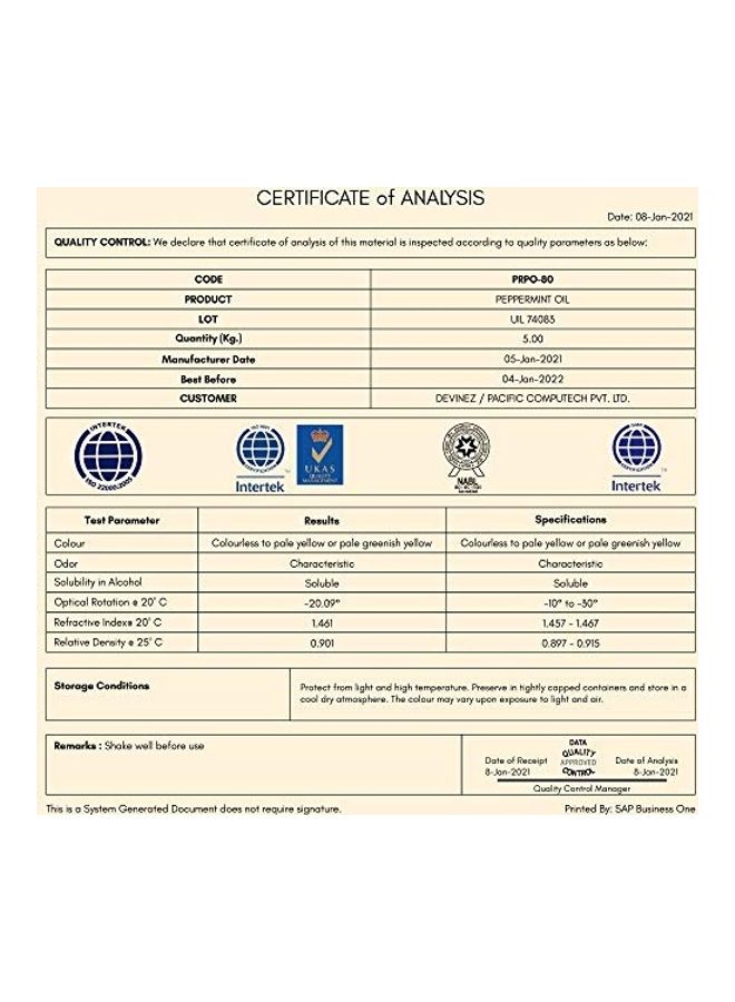 Devinez Peppermint Essential Oil Clear 50ml - Image 3