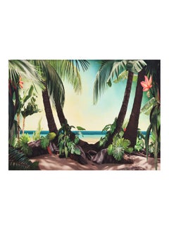 Generic Seascape Portrait Photography Backdrop Multicolour  - Image 1