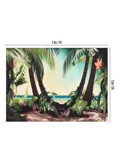 Generic Seascape Portrait Photography Backdrop Multicolour  - Image 3