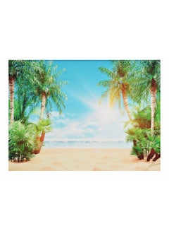 Generic Seascape Portrait Photography Backdrop Multicolour  - Image 1