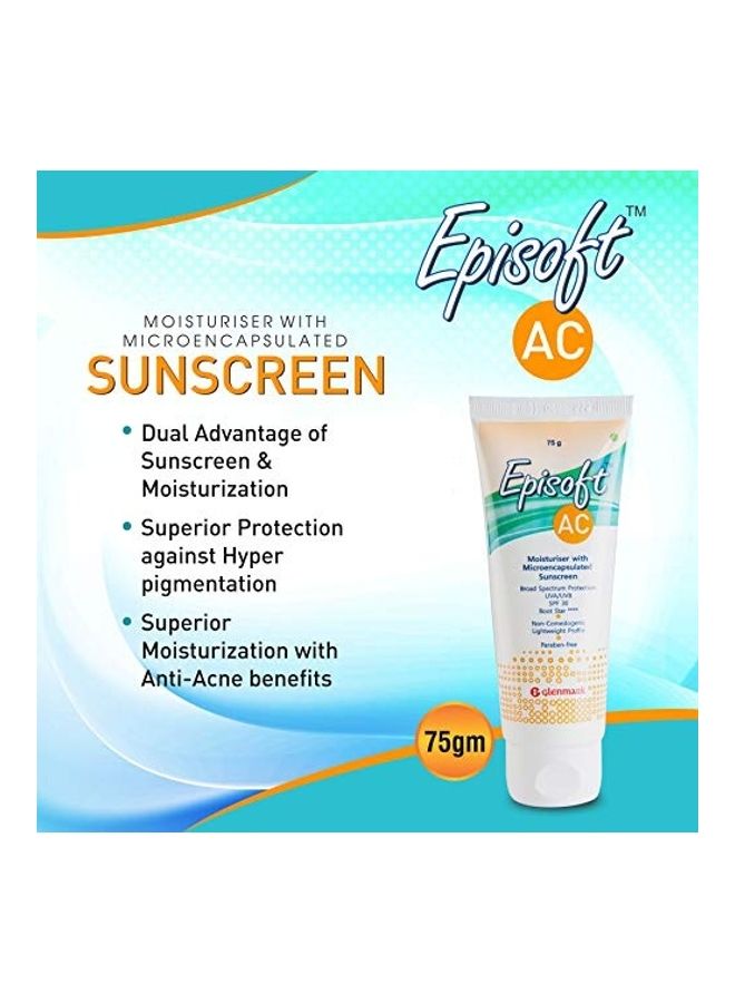 Episoft - Ac Moisturiser With Microencapsulated Sunscreen White 75grams - Image 1