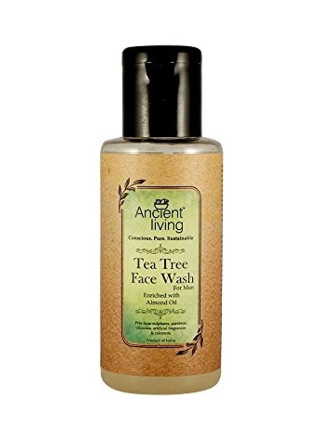 Ancient Living Tea Tree Face Wash With Tea Tree Soap Clear 100ml  - Image 4