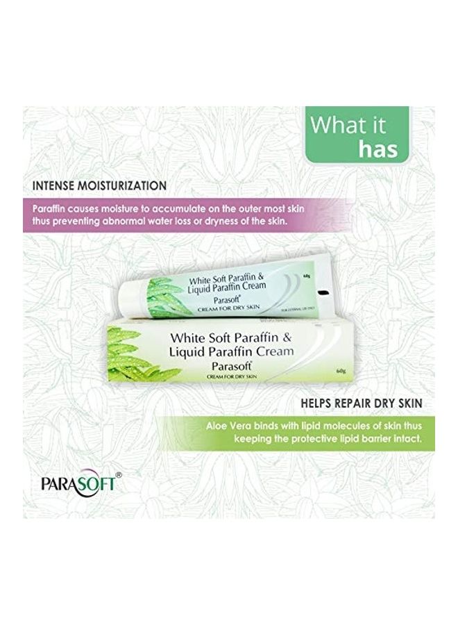 Parasoft Pack Of 2 Liquid Paraffin Cream Clear 60grams - Image 3