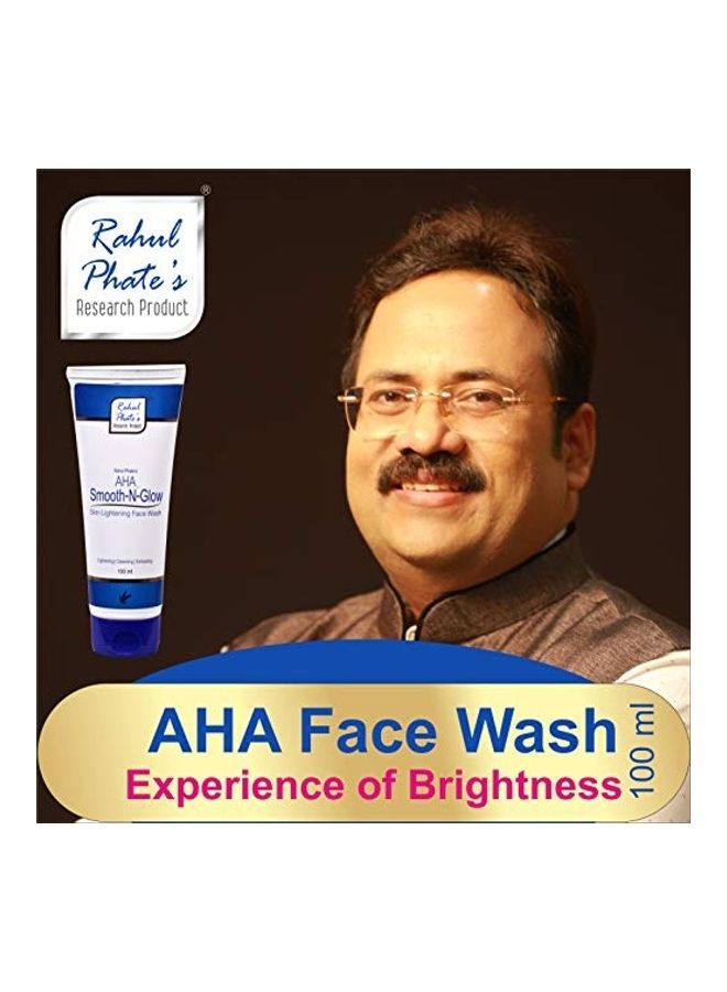 Rahul Phate's Research Product Smooth-N-Glow Face Wash Multicolour 100ml  - Image 4
