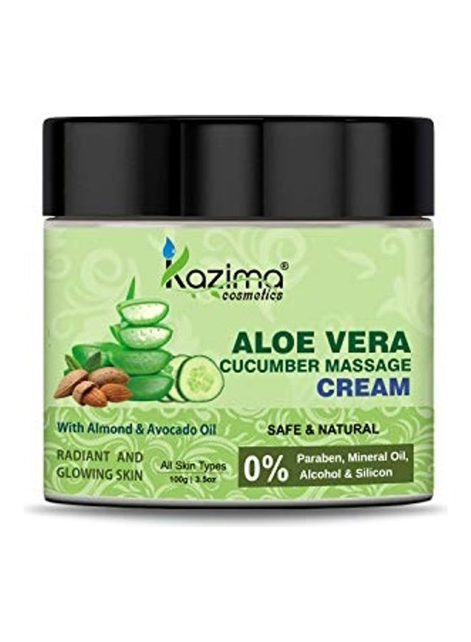 كازيما كريم تدليك بالألوفيرا والخيار شفاف 100جرام - Image 1