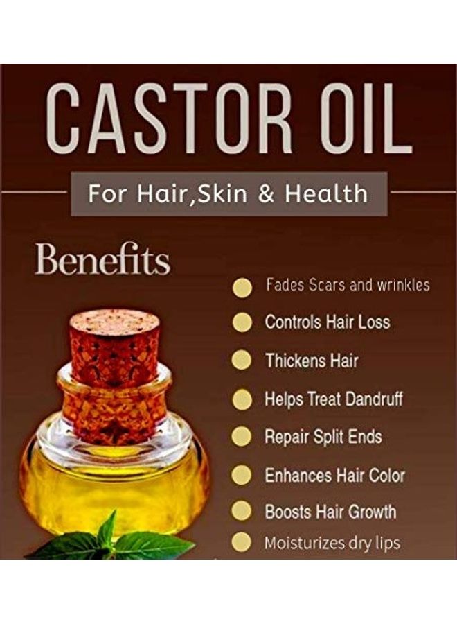Satvayush Khadi Cold Pressed Castor Oil Clear 100ml - Image 2
