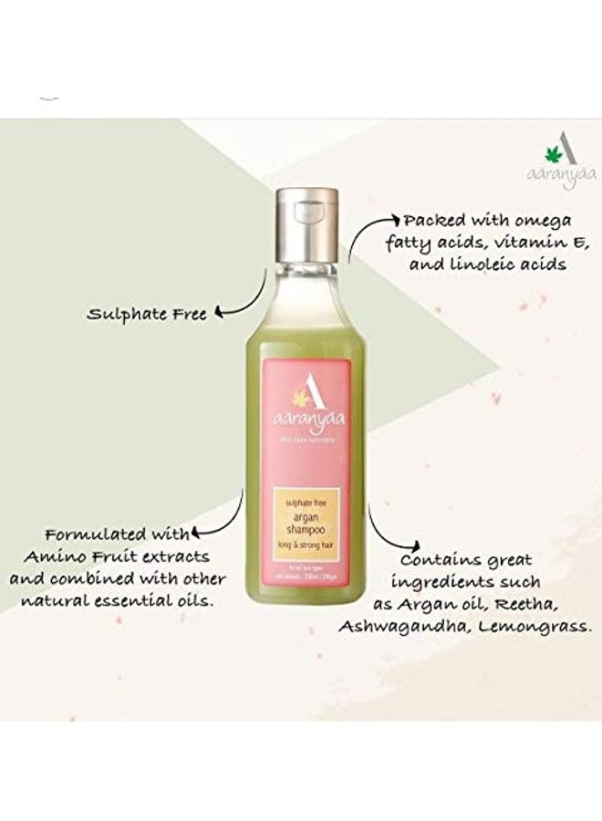 Aaranyaa Argan Oil Shampoo Clear 250ml - Image 2