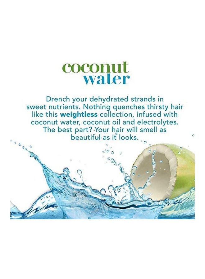 أو جي إكس مجموعة من قطعتي بلسم الترطيب الخفيف بخلاصة ماء جوز الهند أبيض 2 x 385ملليلتر - Image 4