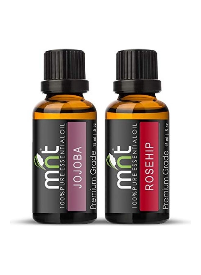 MNT Combo Of Jojoba Oil And Rosehip Oil For Hair Growth And Skin Care Multicolour 30ml - Image 1