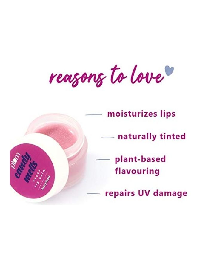 Plum - Candy Melts Vegan Lip Balm For Softer Lips Multicolour 12grams - Image 1