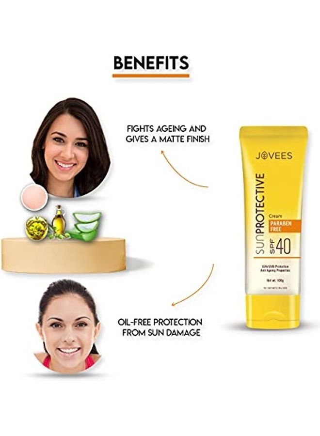 جوفيز واقي شمس عشبي بعامل حماية من الشمس 40 شفاف 100جرام - Image 5