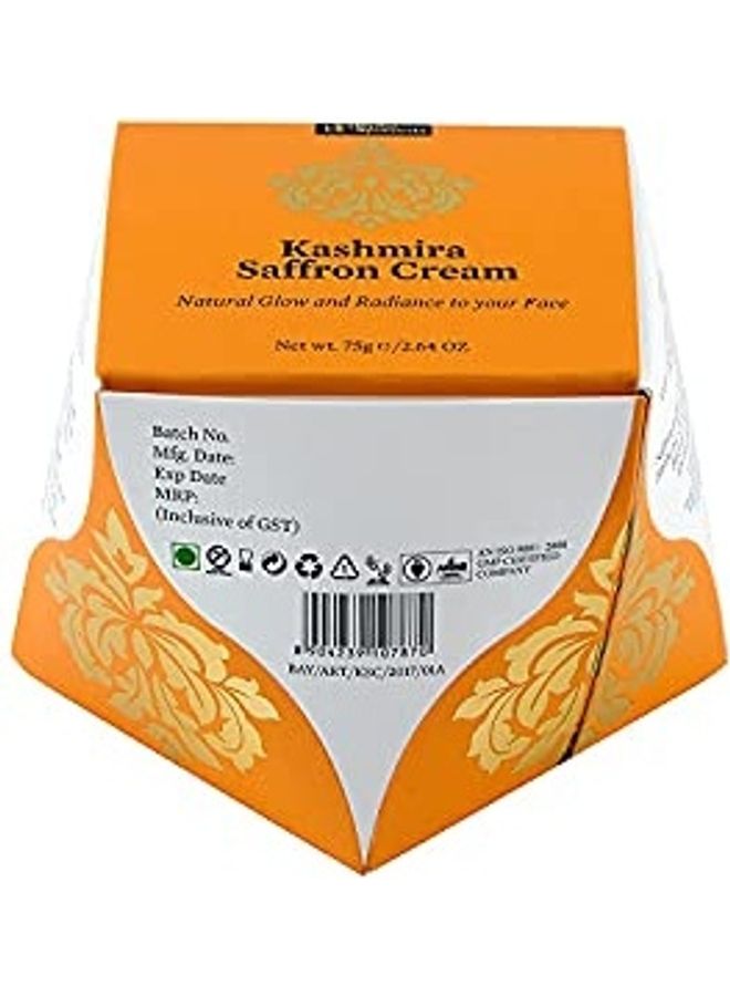 Bipha Ayurveda - Natural Herbal Kashmira Saffron Cream Clear 75grams - Image 1