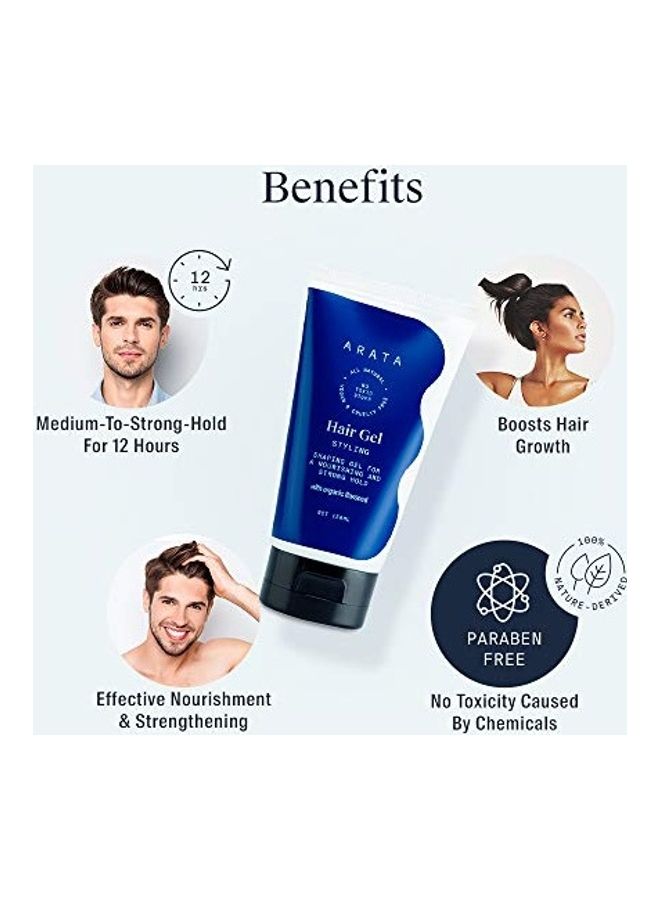 Arata Zero Chemicals - Natural Curl Defining Hair Gel Blue 150ml - Image 1
