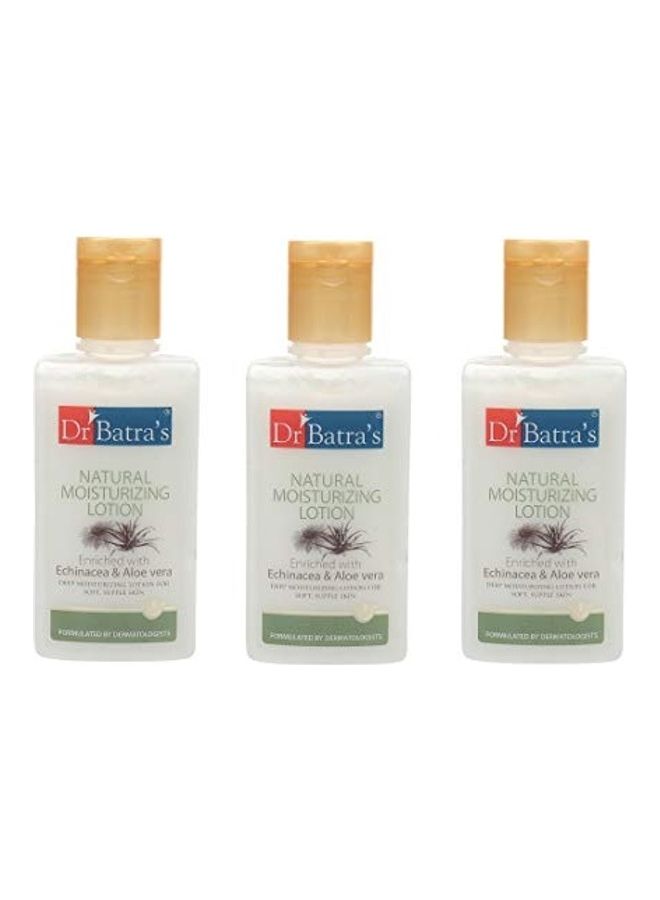 دكتور باترا مجموعة لوشن مرطب طبيعي مكونة من 3 قطع شفاف 100ملليلتر - Image 1