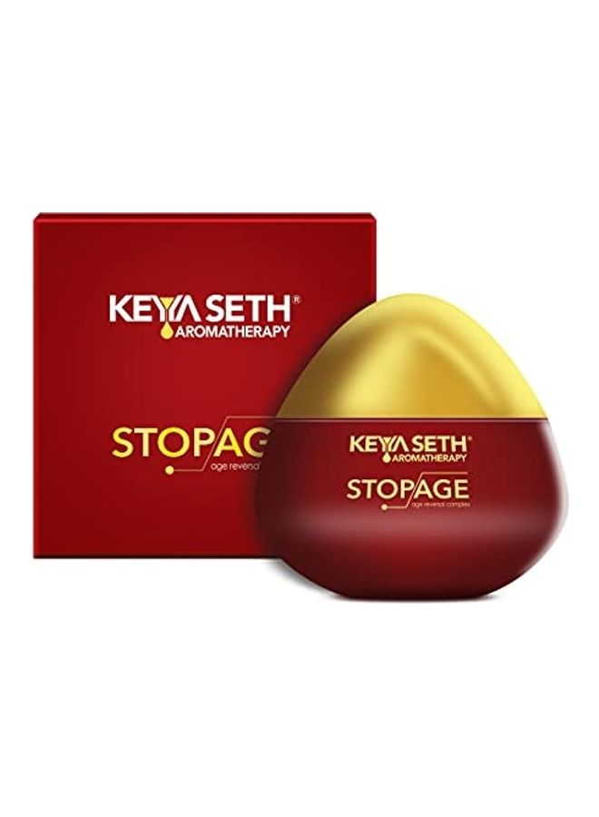 Keya Seth Aromatherapy Stopage-Age Reversal Treatment-Control Wrinkles, Rejuvenating, Night Cream Clear 10grams  - Image 1