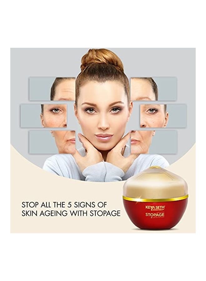 Keya Seth Aromatherapy Stopage-Age Reversal Treatment-Control Wrinkles, Rejuvenating, Night Cream Clear 10grams  - Image 3