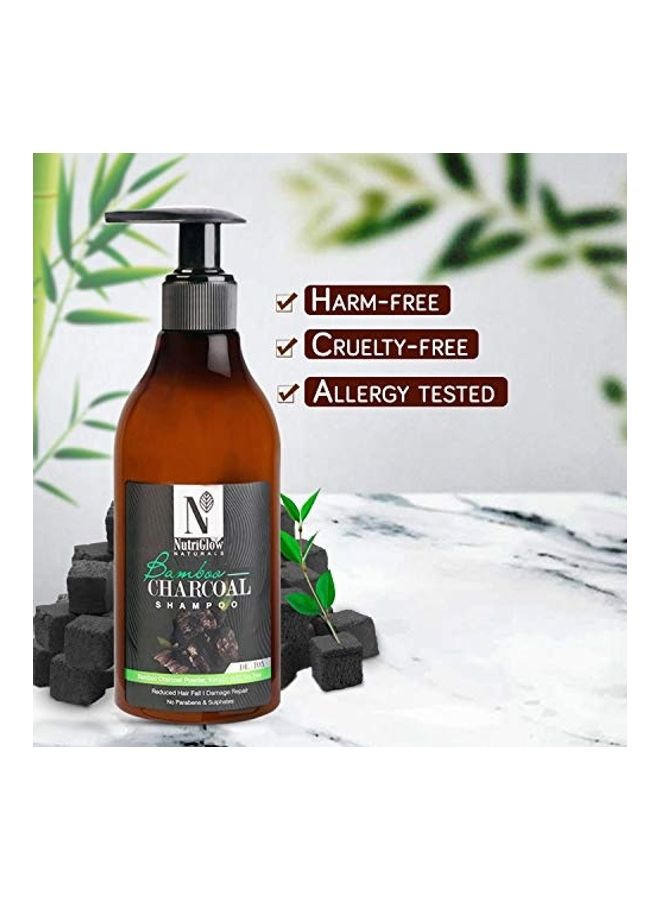 NUTRIGLOW Bamboo Charcoal Shampoo Clear 300ml - Image 2