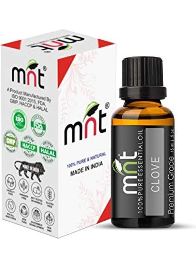 MNT Clove Essential Oil Clear 15ml - Image 2