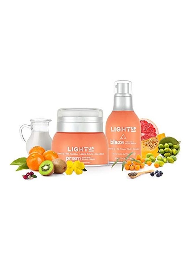 Light Up 2-Piece Ace The Glow Vitamin C Skin Brightening Set Clear 30ml  - Image 3