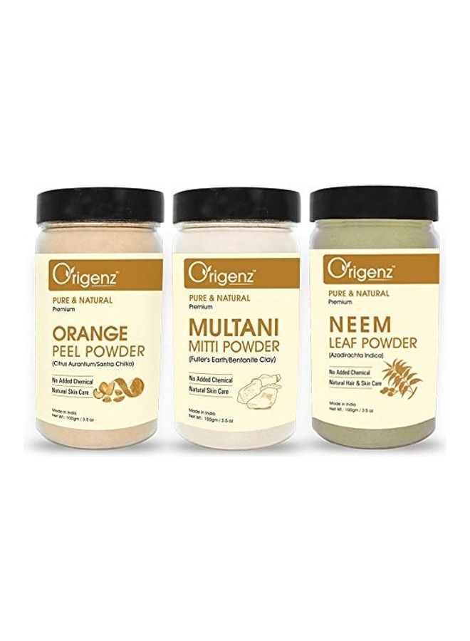 أوريجينز مجموعة بودرة للوجه مكونة من 3 قطع شفاف 3x100جرام - Image 1