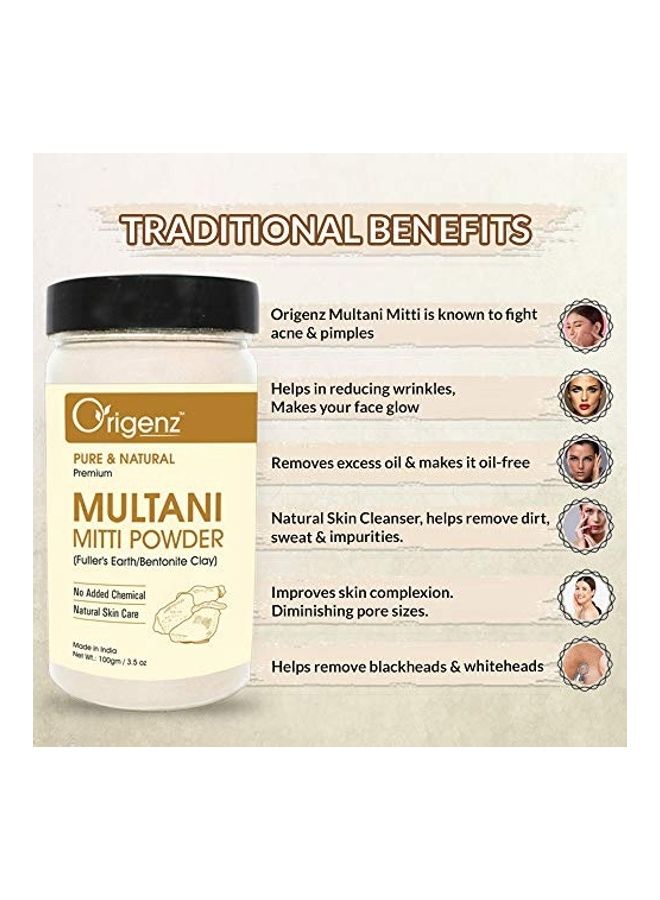 أوريجينز بودرة مولتاني ميتي ببتلات الورد شفاف 2x100جرام - Image 5