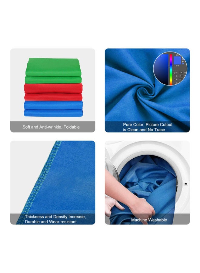 PULUZ Photography Background Cloth Blue  - Image 5