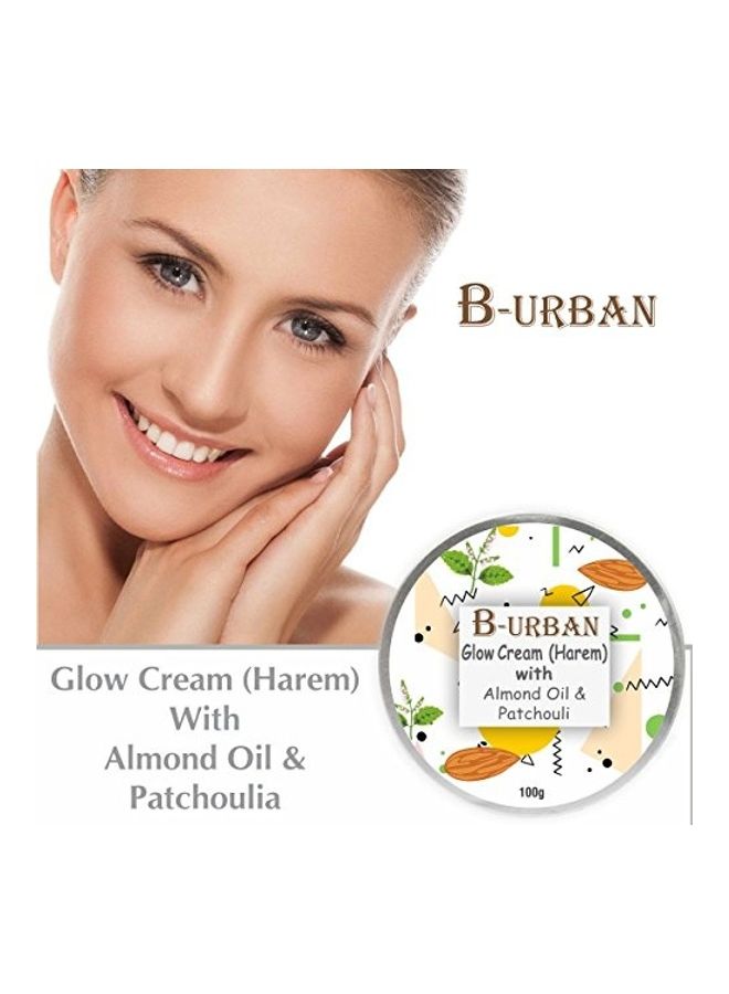 Glow Cream With Almond Oil And Patchouli Oil White 100grams - v1629546582/N50298322A_3