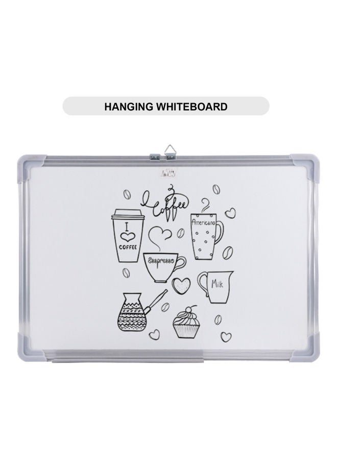 Generic Magnetic Dry Erase Whiteboard With Pen Tray White/Grey  - Image 5
