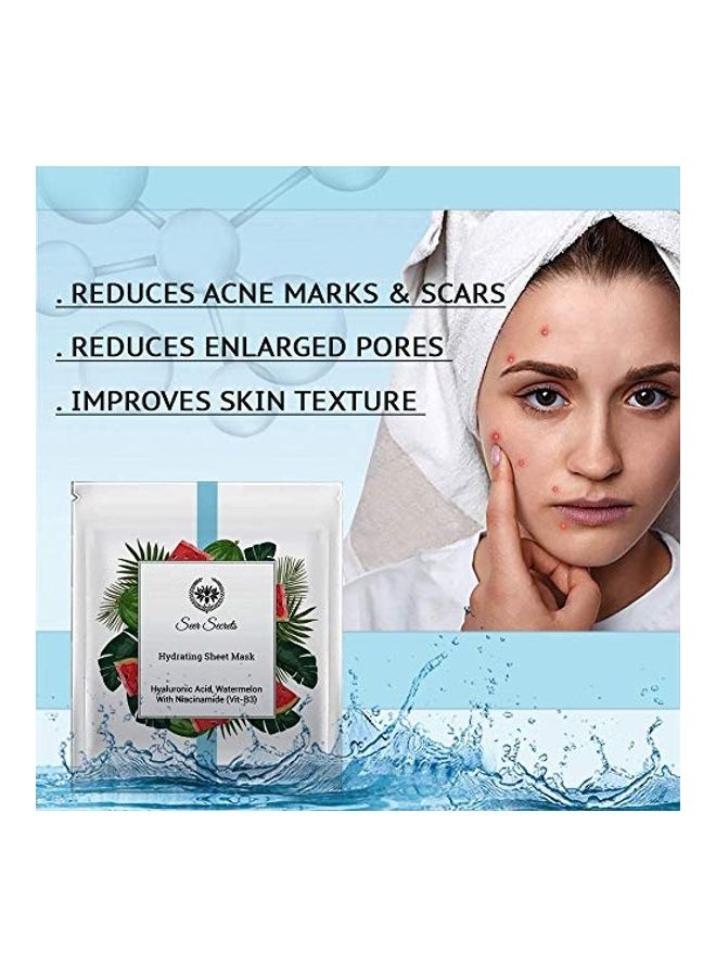 Seer Secrets Hydrating Sheet Mask Hyaluronic Acid Clear 24grams - Image 5