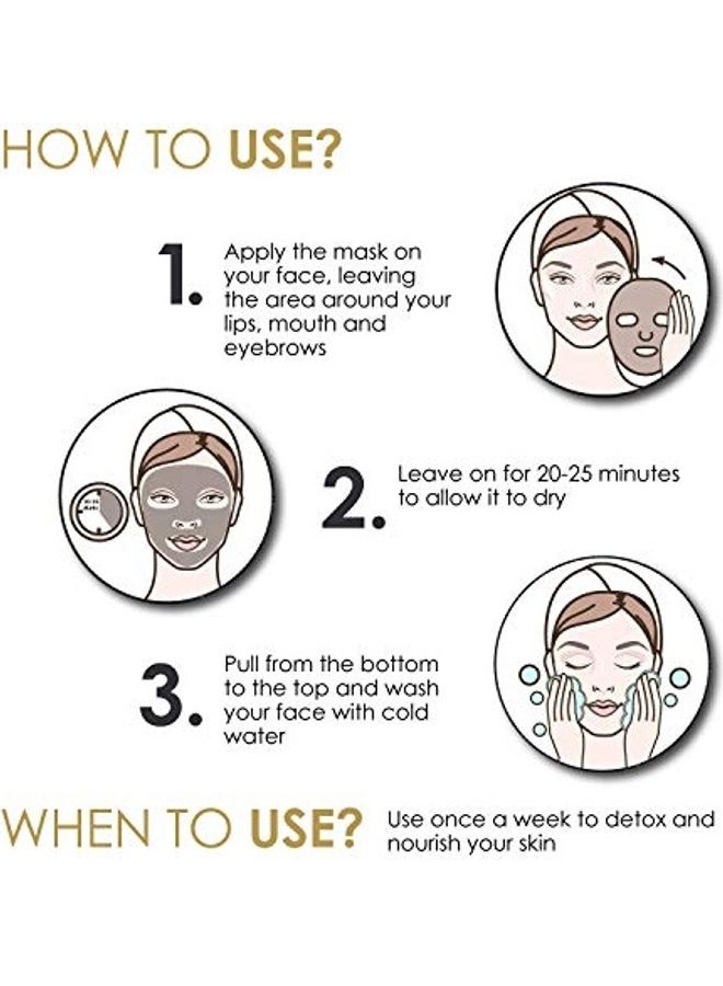 Good Vibes Activated Charcoal Peel Off Mask White 100grams  - Image 2